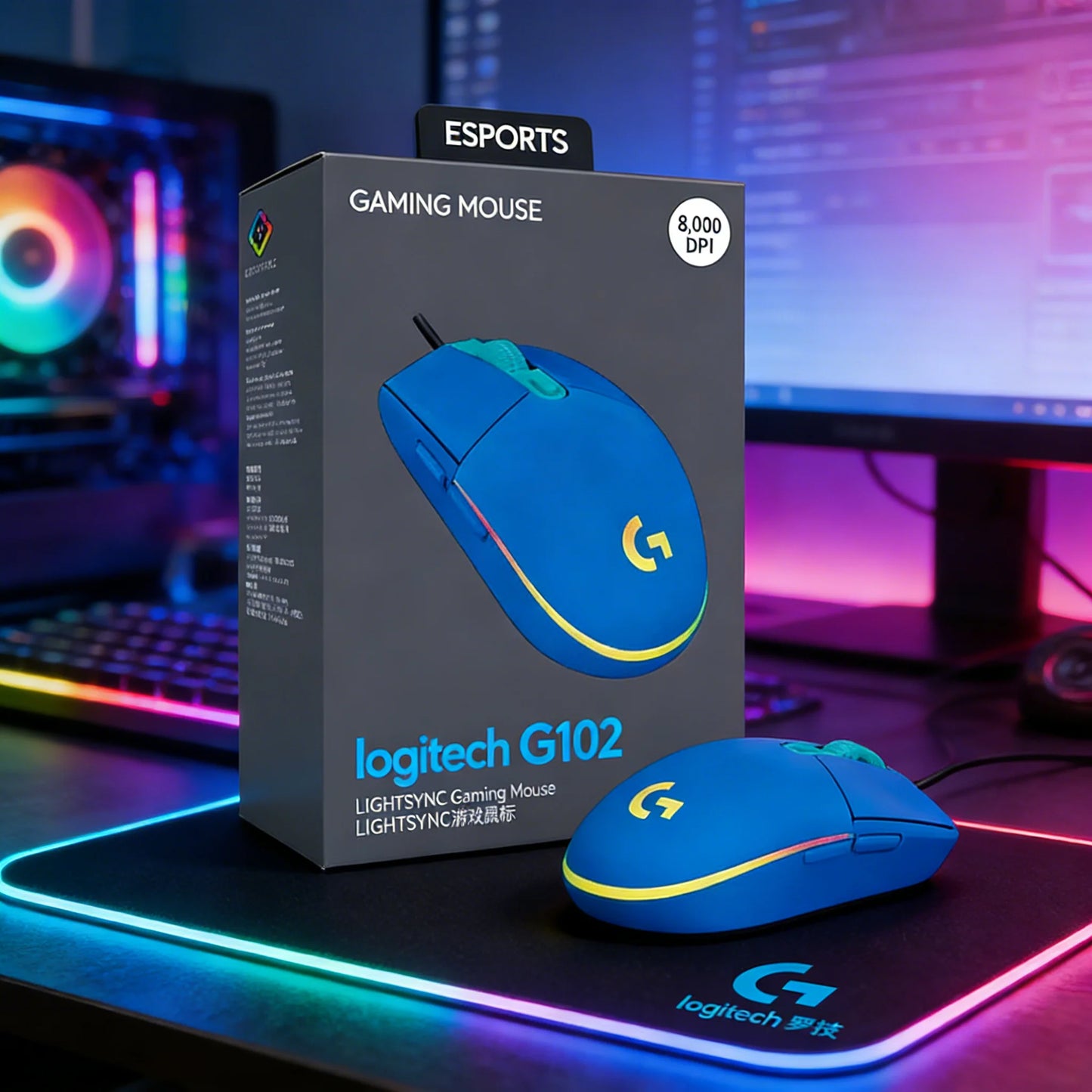 Logitech G309 Kamisato Ayaka Special Edition Wireless Bluetooth Dual-Mode Esports Mouse Hybrid Switches+G102/G203/G304/G305/M220