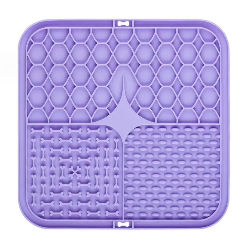 Silicone Pet Licking Pad: Anti-Anxiety Slow Feeder & Bath Time Distraction Mat