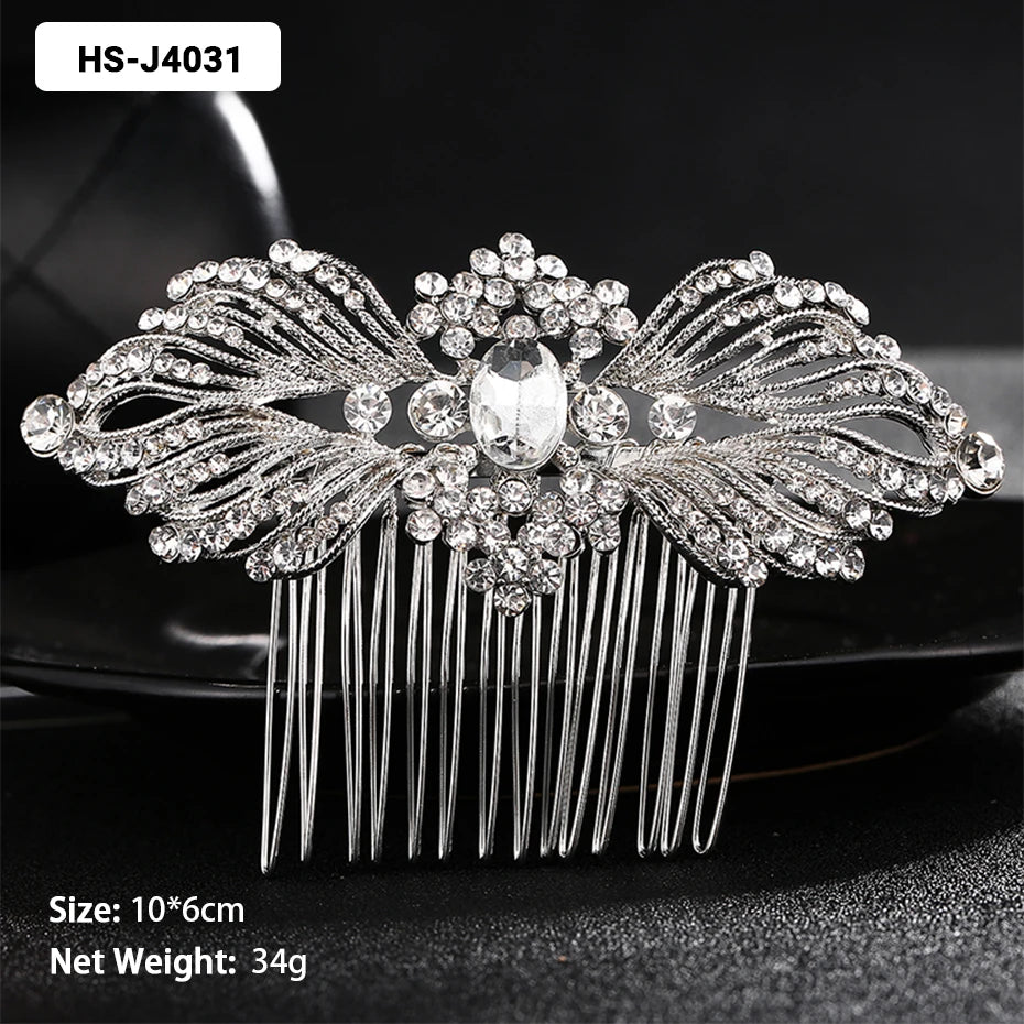Crystal Bridal Hair Comb.