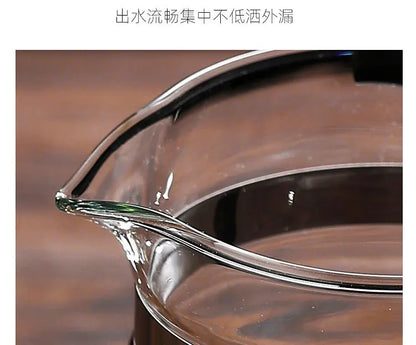 Heat Resistant Glass Teapot One-click Filtering Tea Pot Tea Water Separation Filter Tea Maker Coffee Pot Home Flower Teaware