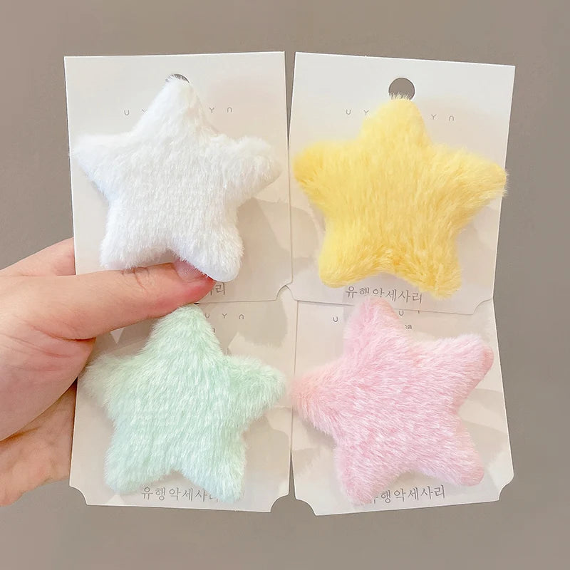 Plush Y2K Star Hair Clip.