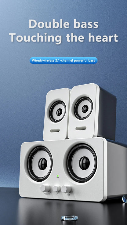 Computer Speakers with Subwoofer & 3D Surround Sound
