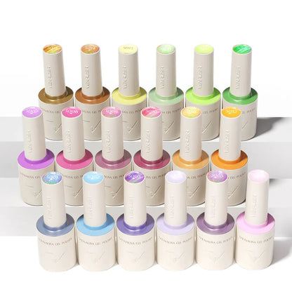 VENALISA 10ml Nail Gel Polish 90Colors HEMA/TPO Free UV LED Soak Off Long Lasting High Gloss Base TopCoat for Salon DIY Manicure