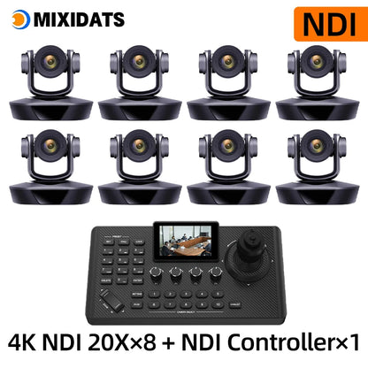 4K PTZ Video Conference Camera Kit with 20X Zoom & NDI