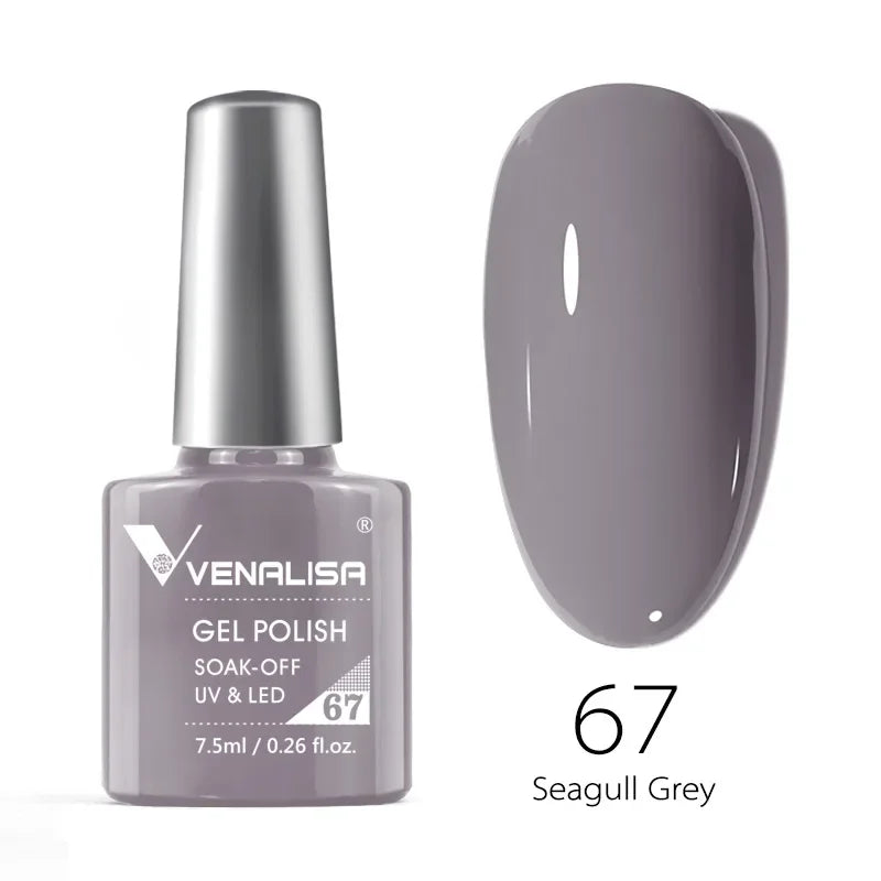 Venalisa VIP4 Nail Gel Polish HEMA/TPO FREE Full Coverage Beautiful Semi Permanent Soak Off UV LED Gel Nail Polish Gel Lacquer