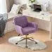 Pink Faux Fur Vanity Chair