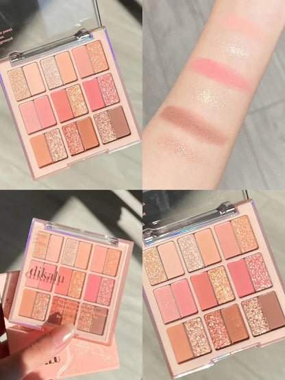 18 Color Pearl Matte Palette