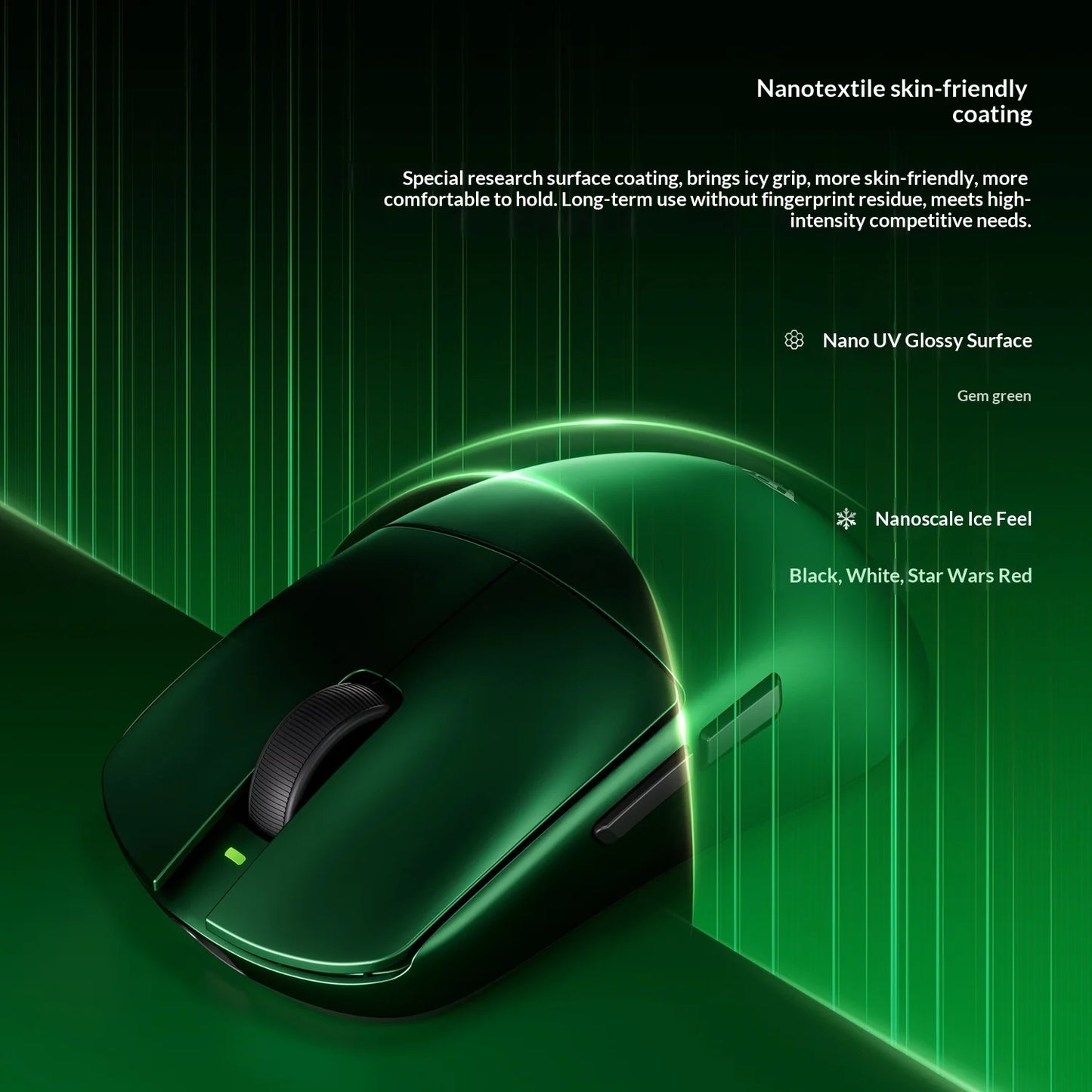AULA X9 Max Ultra Gaming Mouse Wireless Tri Mode Dual 8KHz 500mAh PAW3950 Lightweight Ergonomic Esports Mouse Gaming Accessories