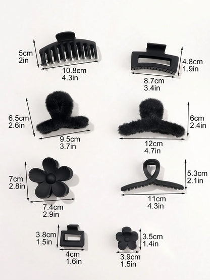 Autumn Winter Hair Clips Set.