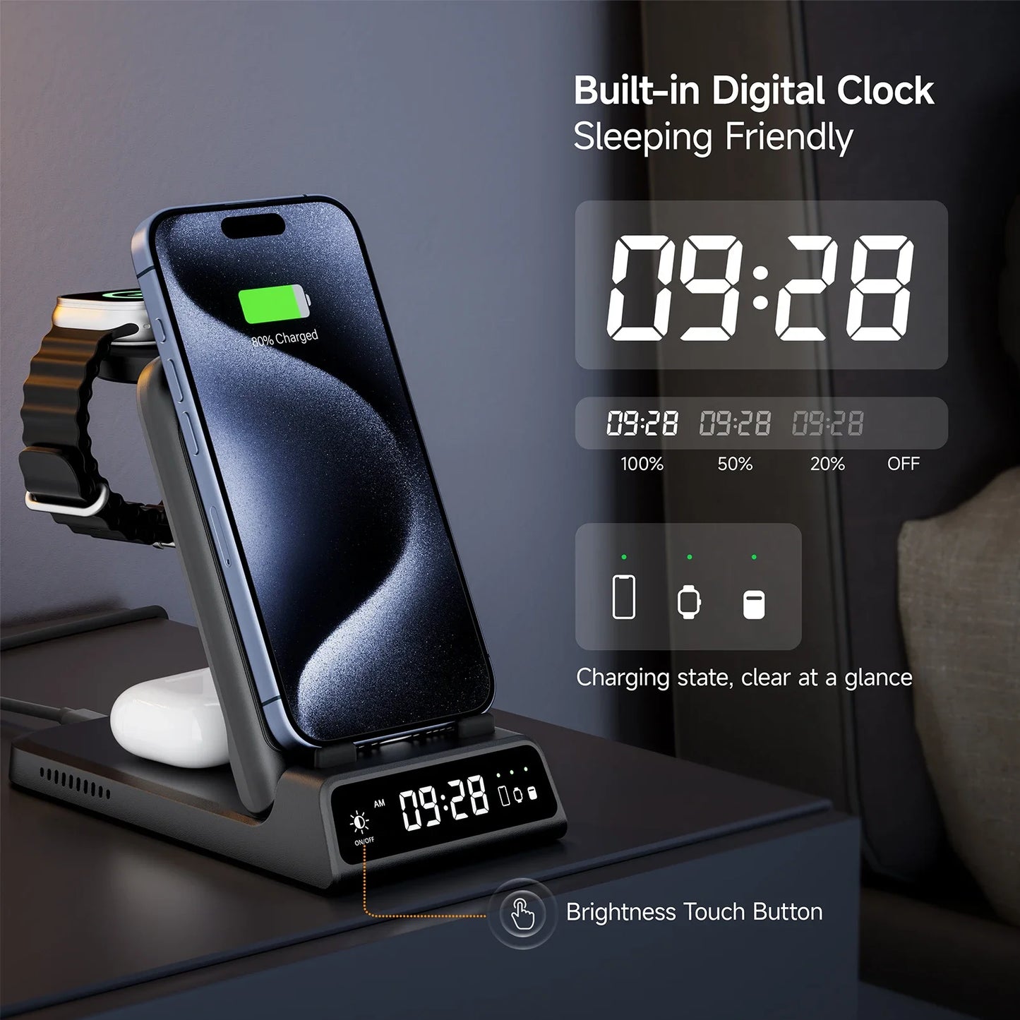 3-in-1 Charging Station.