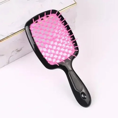 Massage cleaning hair brush, hollow wet curling brush, tail comb, edge curling brush
