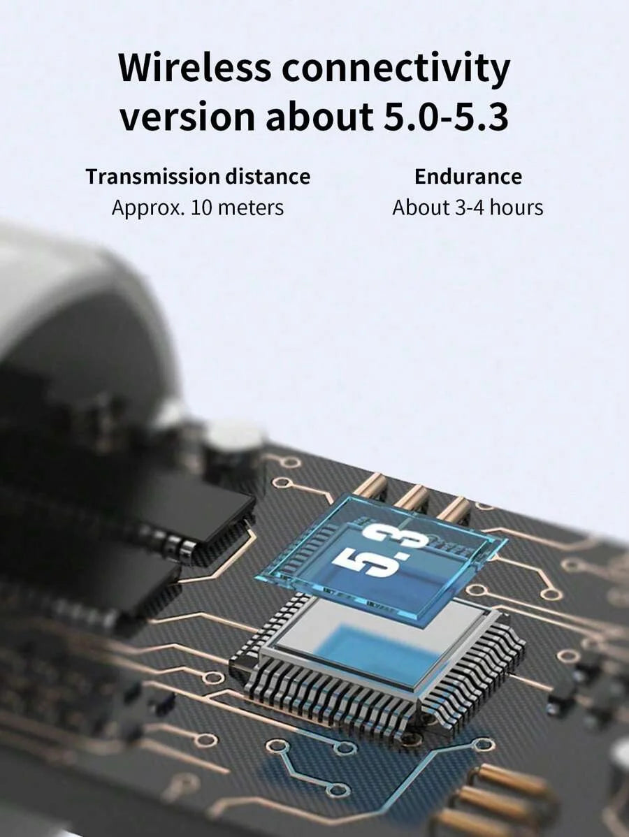 Heart-Shaped Wireless Earbuds