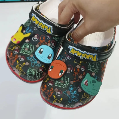 2026 Pokemon Series Peripheral Cute Slippers Eva Ultra-Light Soft Soles Versatile Comfortable Shoes Fpr Boys And Girls