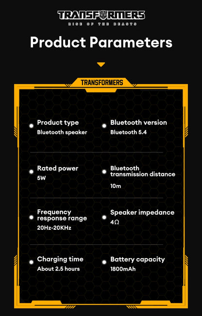 TRANSFORMERS TF-Y17 Portable Bluetooth Stereo Speaker