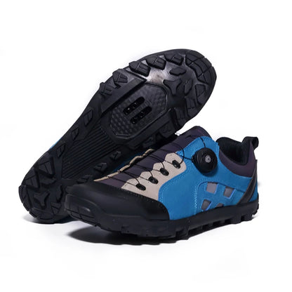 MTB-199 XC/Trail/MTB Cycling Shoes (Tênis Masculino) - Men's Gravel Road Bicycle Sneakers, SPD Cleats System for MTB Shoes