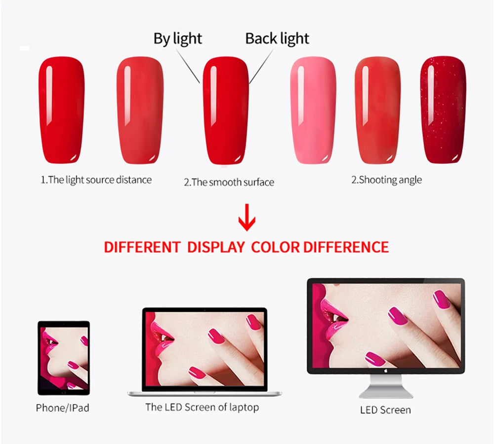 Vendeeni 6 Colors Crystal Cat Eye Gel Nail Polish Set Semi Permanent Sparkling Magnetic UV LED Soak Off Gel Varnish With Display