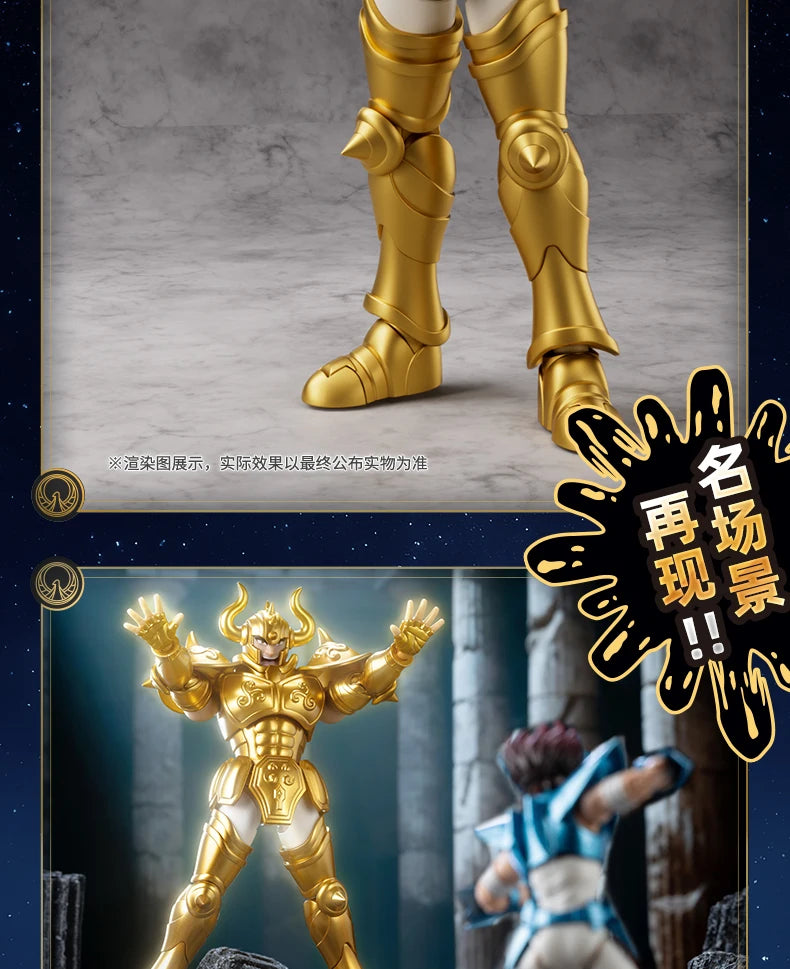 Original BLOKEES Saint Seiya Sagittarius Seiya Pegasus Aiolos Tenma Pegasus Action Figure Toy Assembly Figure Toys Gift