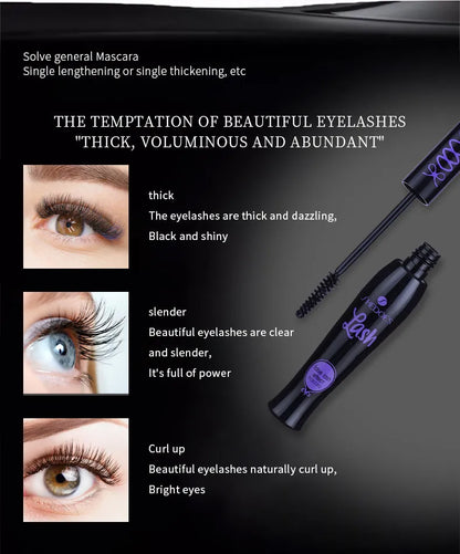 SHEDOES Curling Mascara 3-Pack: Waterproof Lash Lift with Plant Squalane
