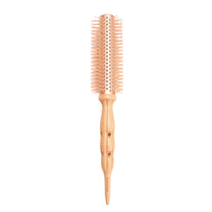 Professional Wood Round Curly Combs For Women Hairdressing Massage Brush Salon Barber Aluminum Tube Hair Styling Comb New Type