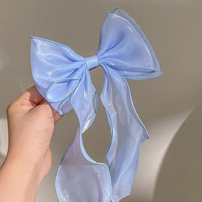 Embroidered Lace Hair Bow.