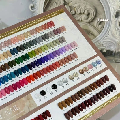 Eleanos 120 Colors Gel Nail Polish Set With Color Card Easy Soak Off 15ml TPO Free UV LED Gel Polish Nail Kit Nail Salon