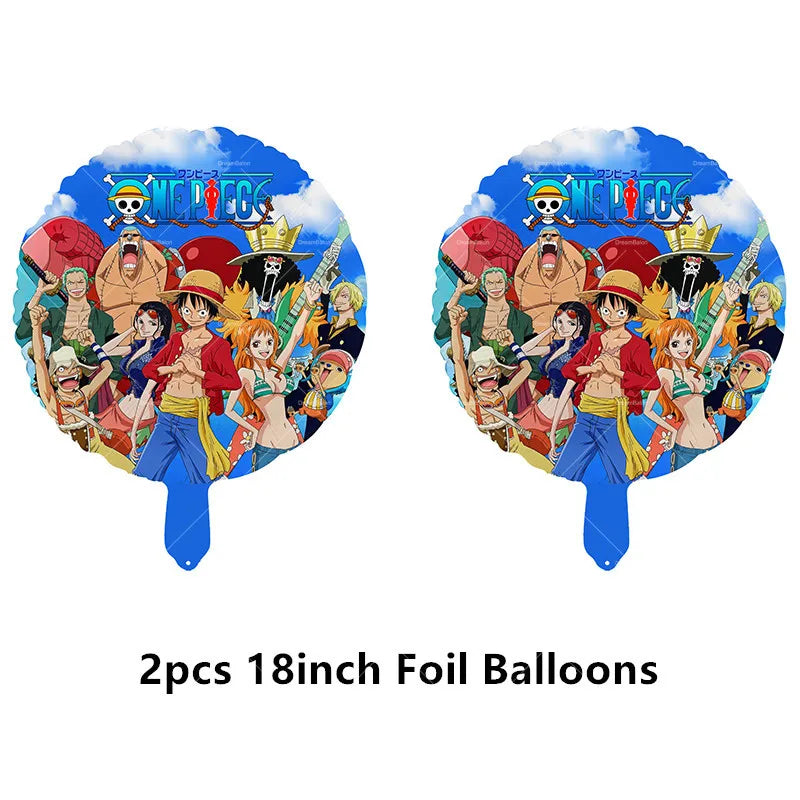 One Piece Luffy Foil & Latex Birthday Balloon Set 🎉🏴‍☠️