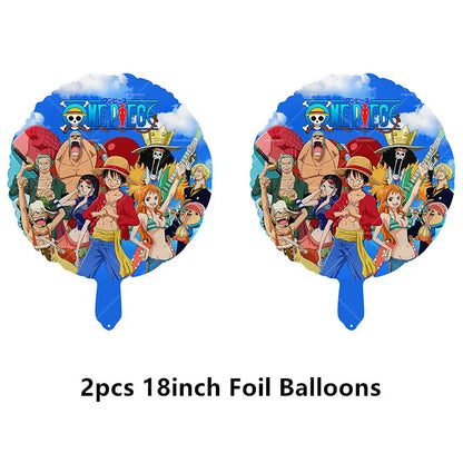 One Piece Luffy Foil & Latex Birthday Balloon Set 🎉🏴‍☠️