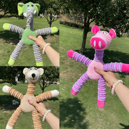 Dog Bark Toy for Chewing and Teething; Pizza Pet Self-Entertainment and Boredom Relief Training Toy for Small and Medium Dogs