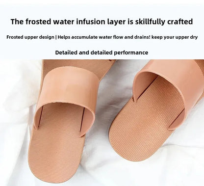 Korean Style Summer Roma Sandals With Thick Bottom And Soft Sole Simple Mom Shoes Jelly Beach Slippers Casual Women's Shoes