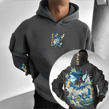 Pokémon Animation Derivatives Gyarados Printing Men's and Women's Summer Fashion Street T-shirt Hoodie Shorts and Sweatpants
