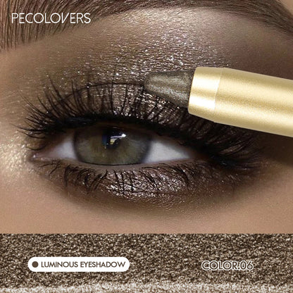 1PC Stunning Multi-color Eye Shadow Sticks - Long-lasting, Waterproof, Easy To Apply, Anti-smudge, Pearlescent Glitter Finish