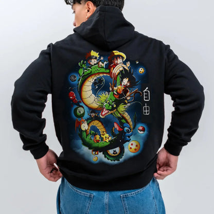 2025 Pikachu Ash 1995 Printed Oversized 4xl Pok É Mon Men's and Women's Autumn and Winter Fleece Y2K Halloween Hooded Sweatshirt