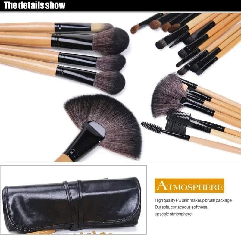 Professional 24-Piece Master Makeup Brush Set: Complete Beauty Tool Kit