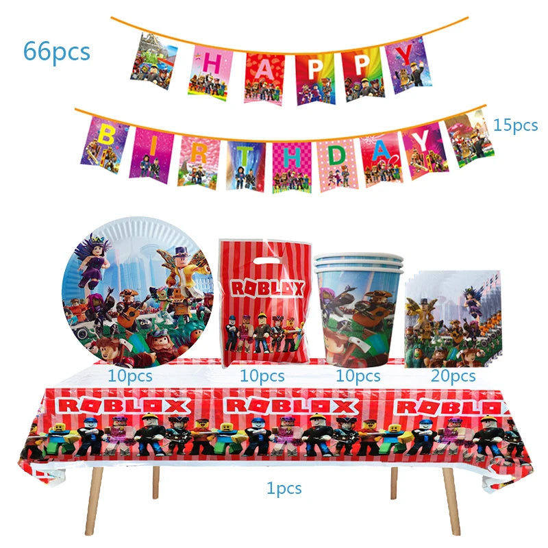 Roblox Birthday Party Supplies