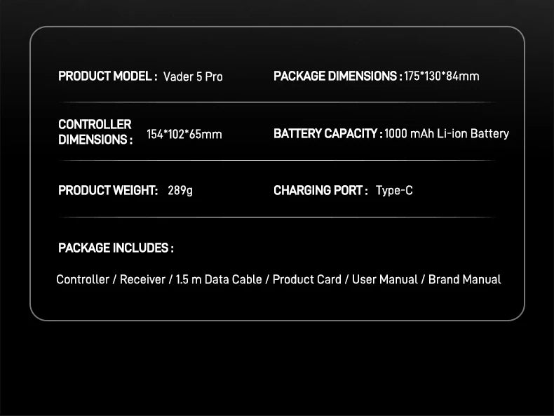 Vader 5 Pro Controller 🎯