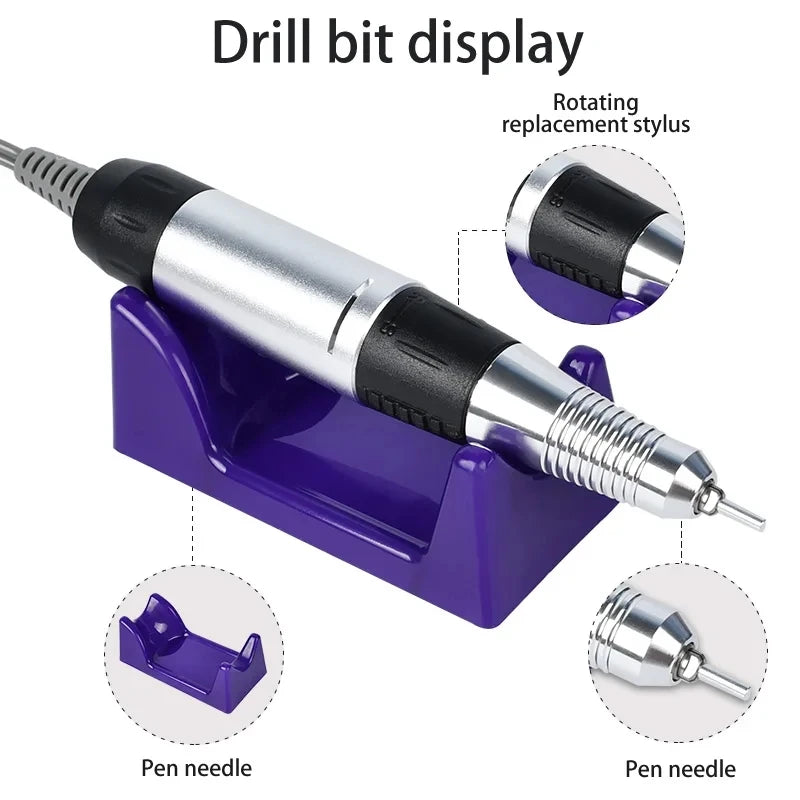 Professional Gel Nail Polish Kit Semi Permanent Gel Varnish Set Nail Art Manicure Kit And UV LED Nail Dryer Electric Nail Drill