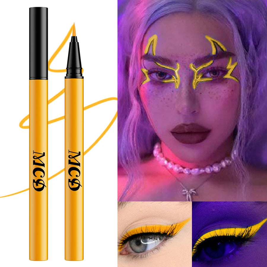 8 colors 1PC face body painting 1PC UV Light Neon Face Paint Art Korean Makeup blue green waterproof christmas party body paint