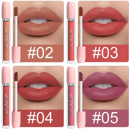 25 Color Velvet Matte Lipstick Liquid Waterproof Sexy Red Matte Lip Glaze Non-Stick Halloween Makeup Not Easy To Fade Lip Gloss