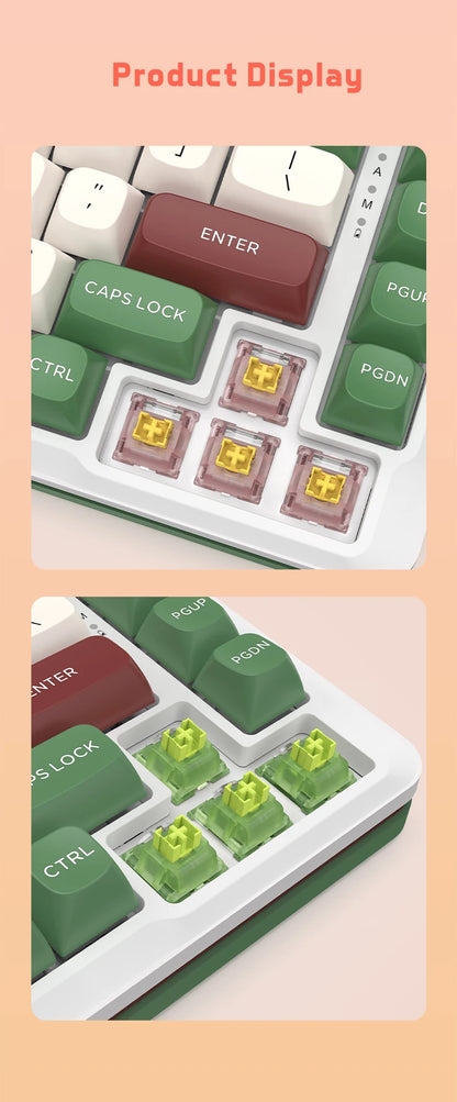 Outemu Silent Peach Switches.
