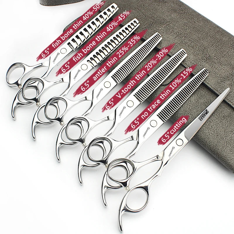 Sharonds 440c 6/7/7.5 inch haircut thinning scissors professional barber shop hairdressing scissors cutting scissors hair shears