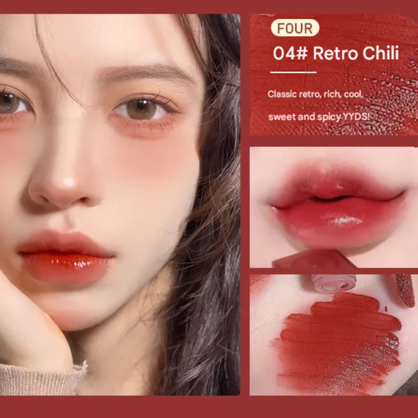 Gege Bear Velvet Lip Glaze.