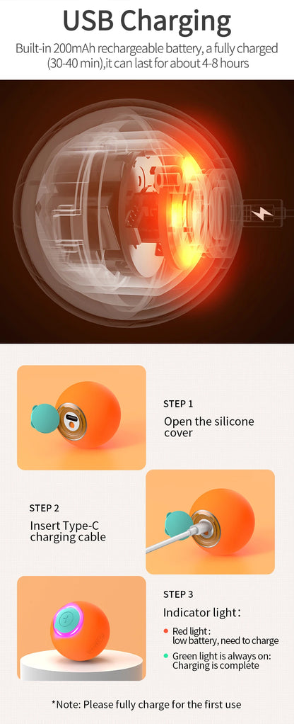 ROJECO Smart Cat Rolling Ball