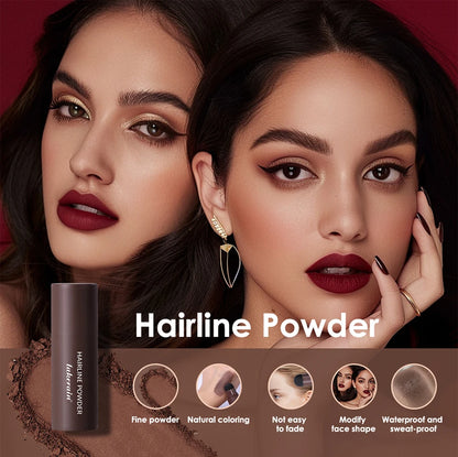 Lakerain Hairline Powder Filling Hair and Eyebrows Gaps Naturally Modify Long Lasting Holding Waterproof Sweat-proof Fine Powder