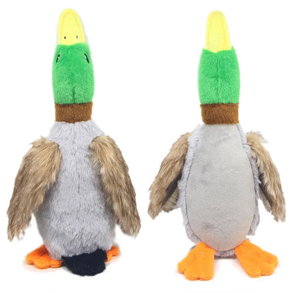 Plush Duck Squeaky Dog Chew Toy