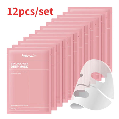 lakerain Bio-Collagen Deep Mask: 4-Piece Hydrating & Pore Refining Set