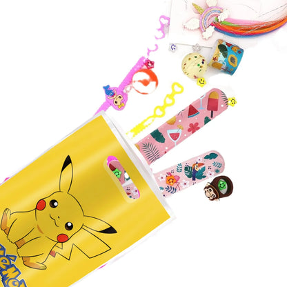 Pikachu Birthday Gift Bag Pokemon Figures Pokemon Gift Bag Pikachu Candy Bag Packaging Giveaway Party Favors Guest Pokemon Gift