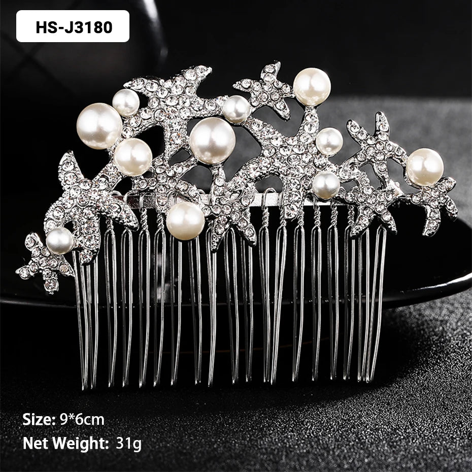 Crystal Bridal Hair Comb.