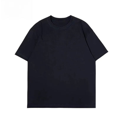 Pokémon Co-branded Loose Plus Size T-shirt 2025 Summer Men's Street Trend Animation Mewtwo Printing Casual Versatile Harajuku