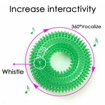 Pet Chew Toy Soft Rubber Bite-resistance Bone Shape Teeth Grinding Chewing Toys for Small Dogs Training Pet Supplies