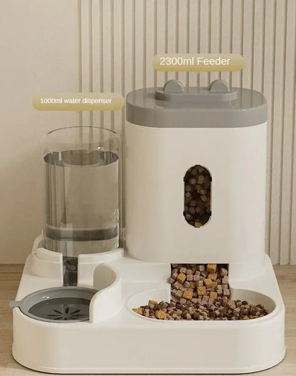 Automatic Pet Feeder with Water Fountain  2 🐶🐱💧